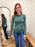 Long Sleeve Round Neck Tee
