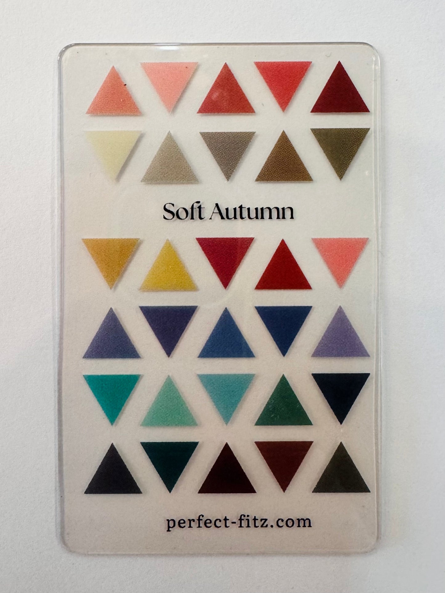 Color Season Clear Card