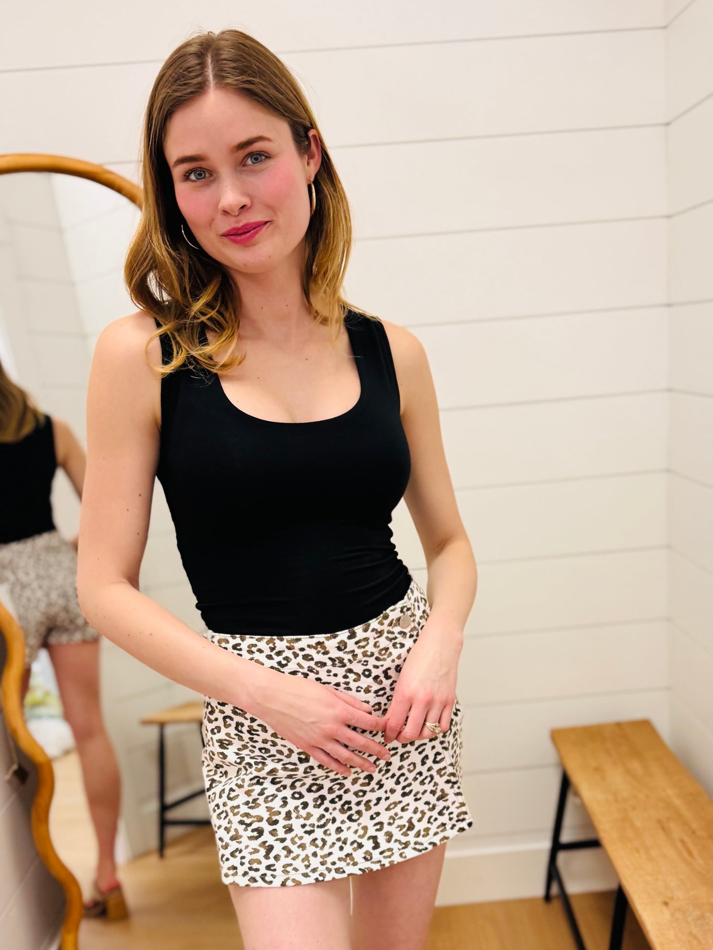 Animal Print Skort - RISEN