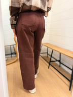 Adjustable Waist Band Jeans with Pleats - Risen