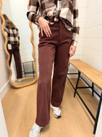 Adjustable Waist Band Jeans with Pleats - Risen
