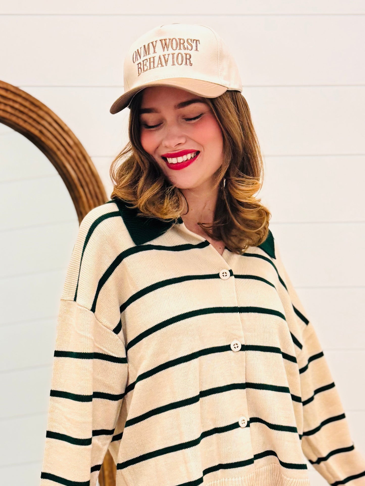 On My Worst Behavior Cap