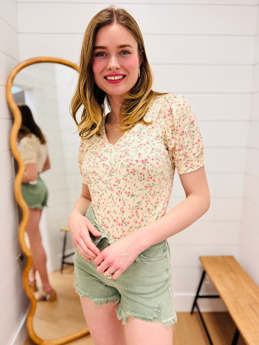 Mini Floral Bodysuit