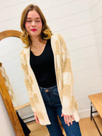 Checkered Cardi