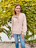 Acid Wash Fleece Oversized Hoodie