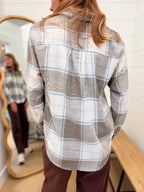 Flannel Button Down Top