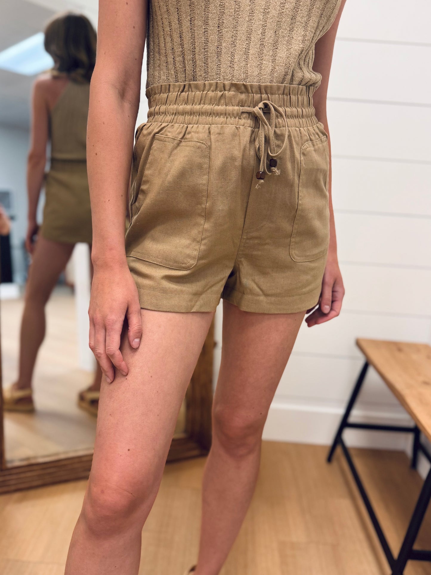 Casual Shorts with Elastic Waist