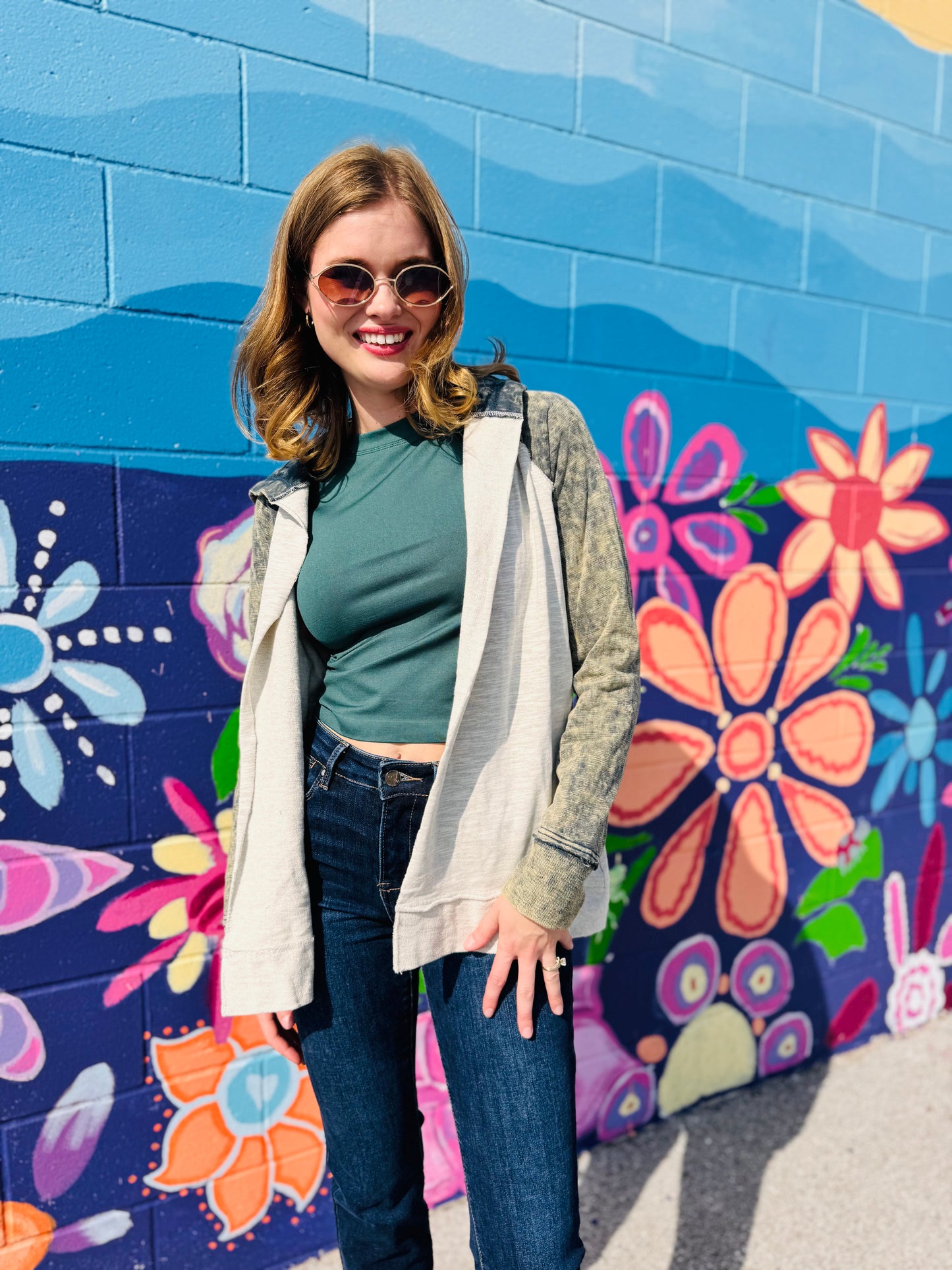 Mineral Wash Cardigan