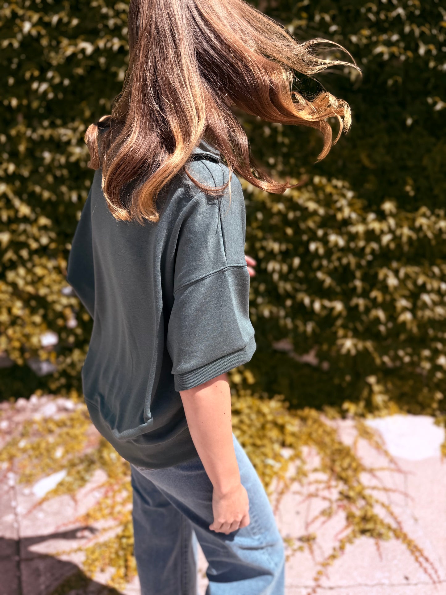 Scuba Collared Short Sleeve Pullover