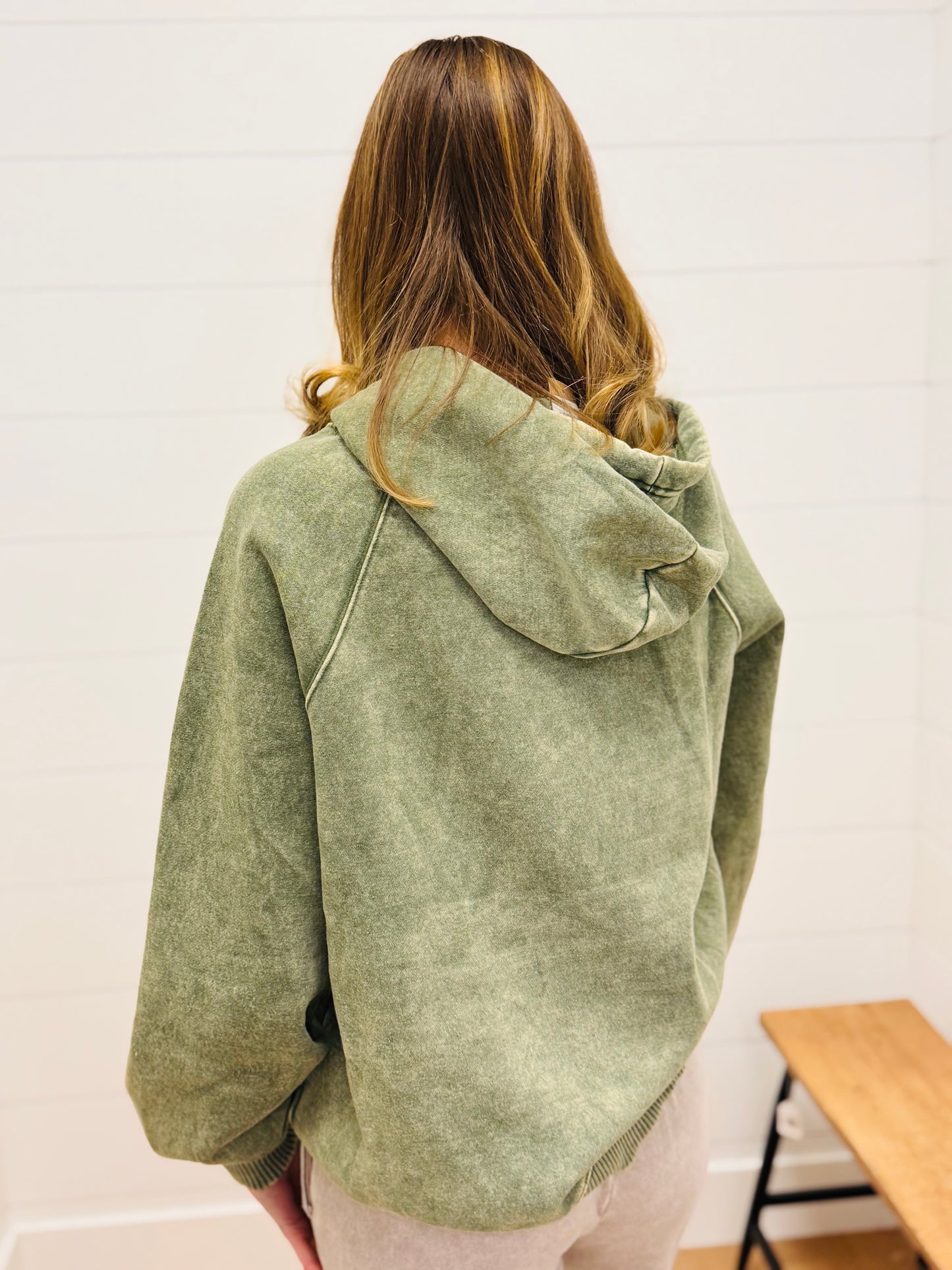 Vintage Wash Fleece Hoodie