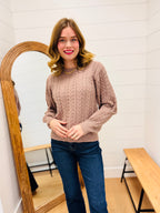 Soft Cable Knit Sweater