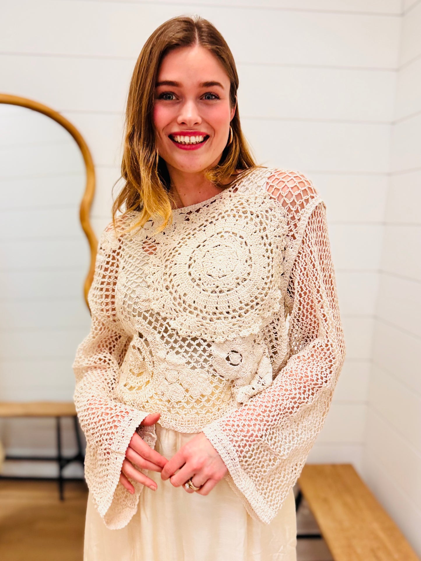 Crochet Boho Top