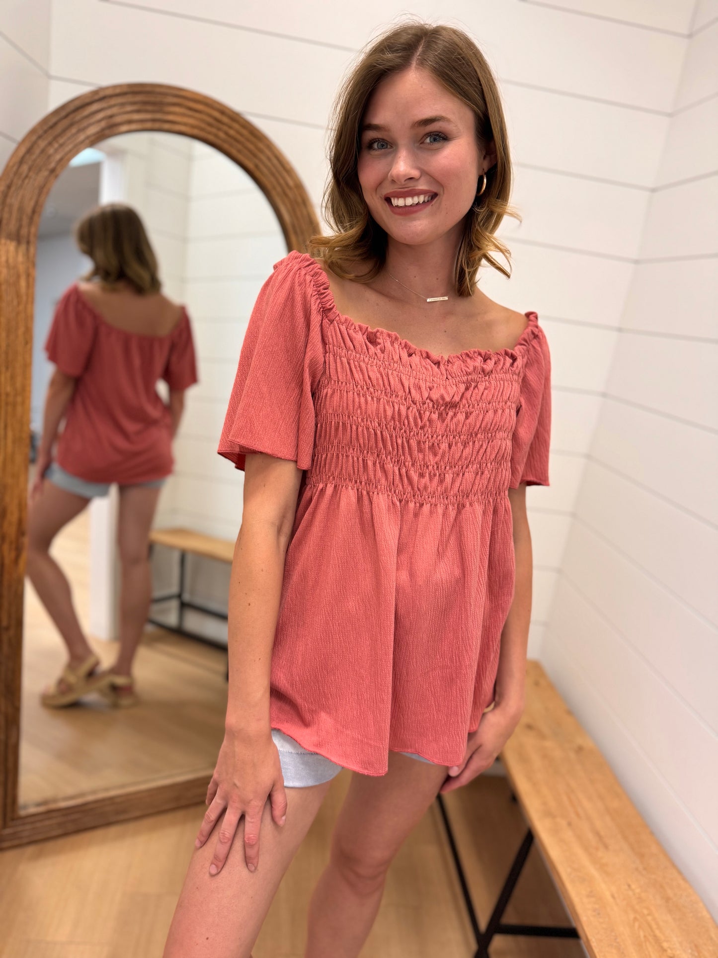 Smocked Top