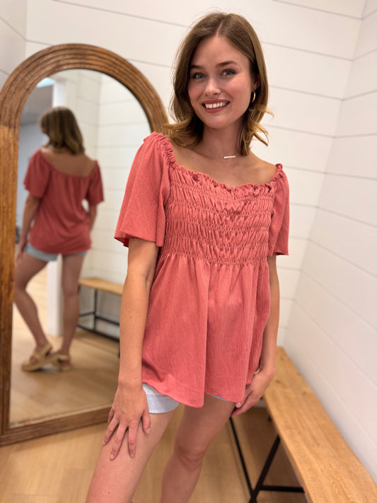 Smocked Top