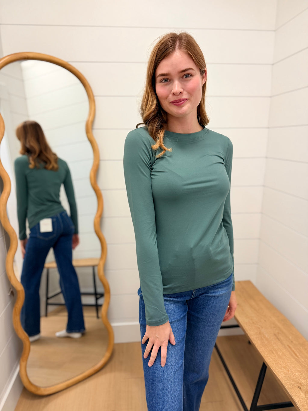 Long Sleeve Round Neck Tee