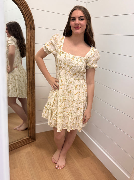 Floral Tiered Dress