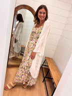 Long Satin Duster Cardi