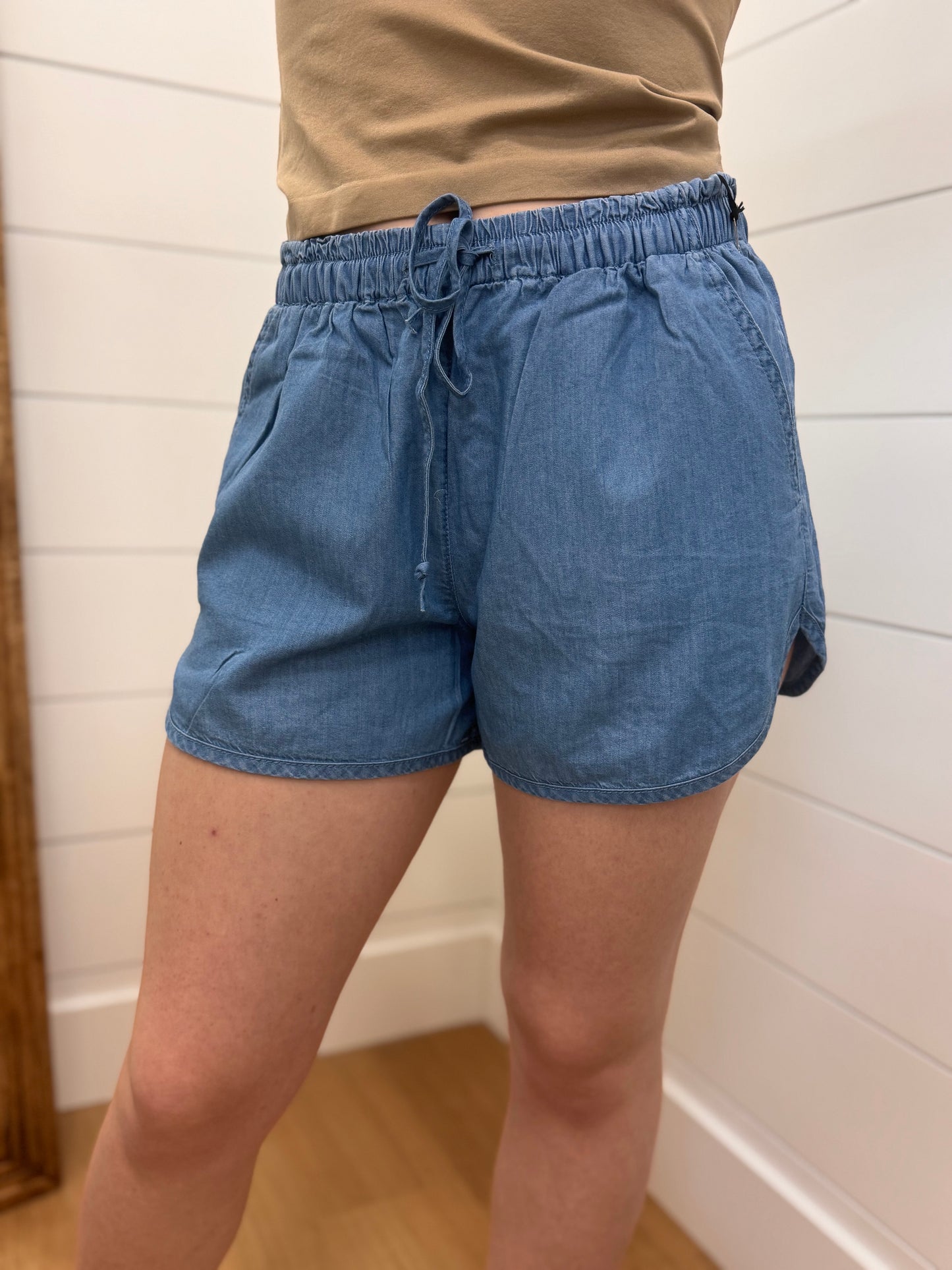 Chambray Short Short