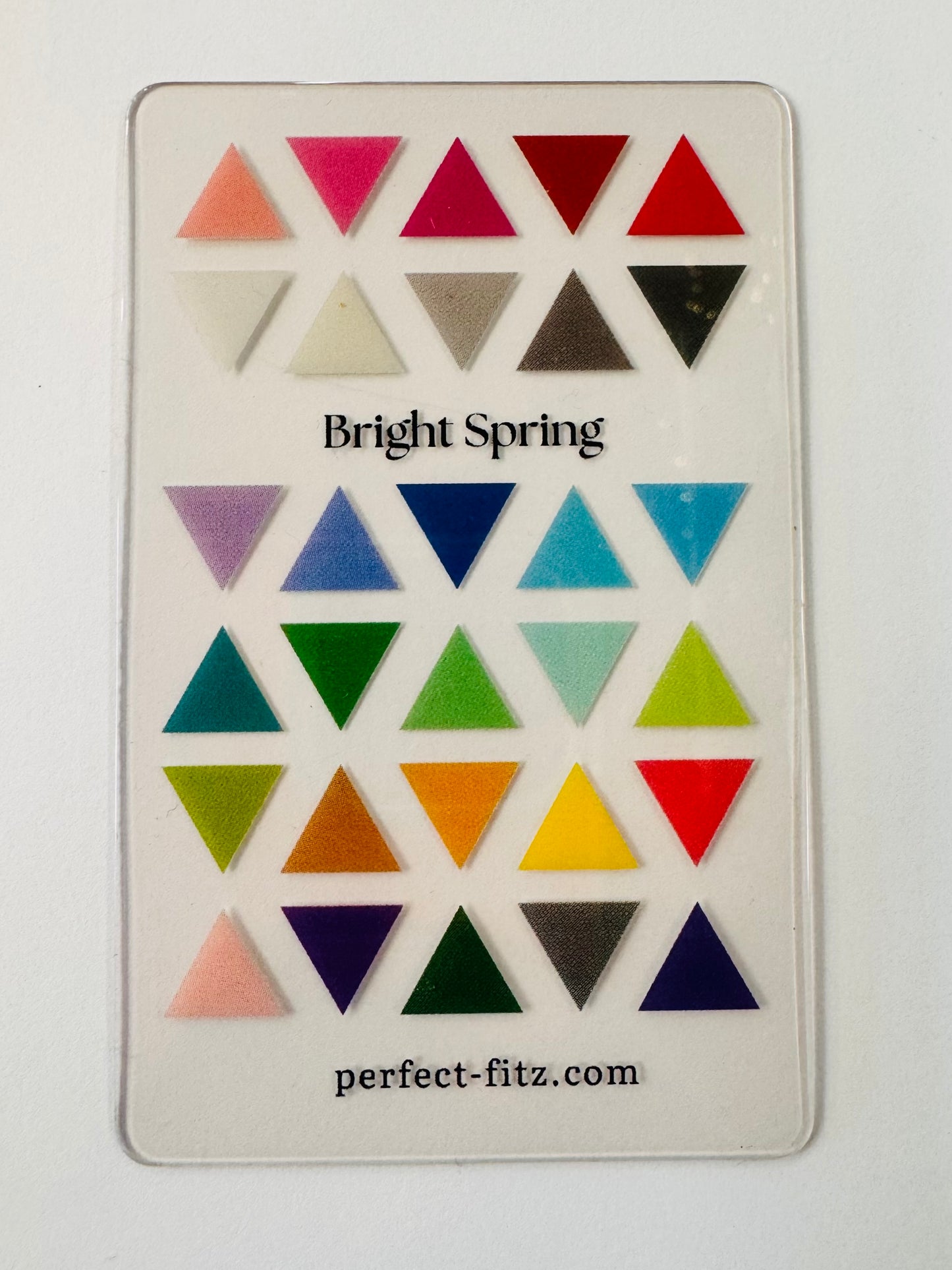 Color Season Clear Card