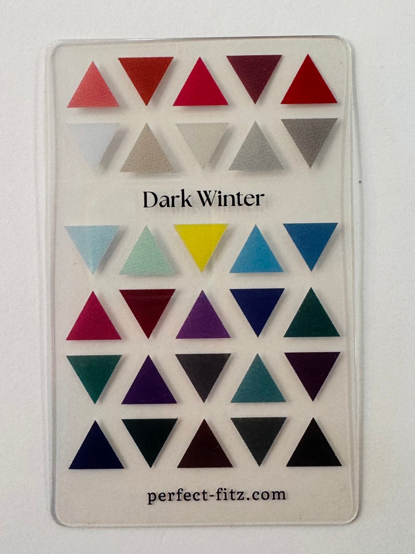 Color Season Clear Card