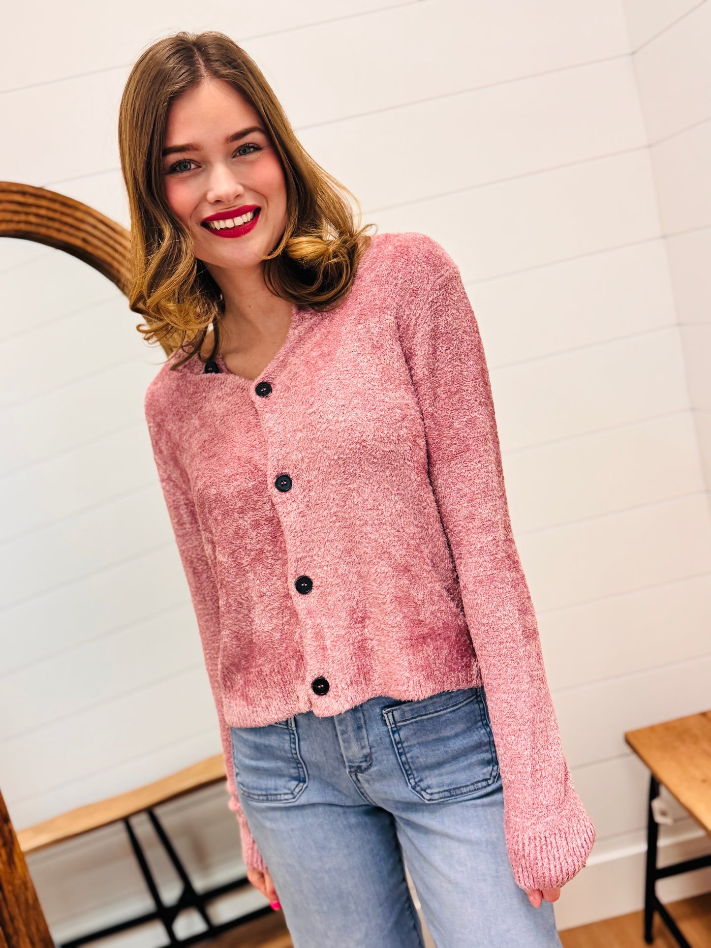 Super Soft Button up Sweater Cardigan