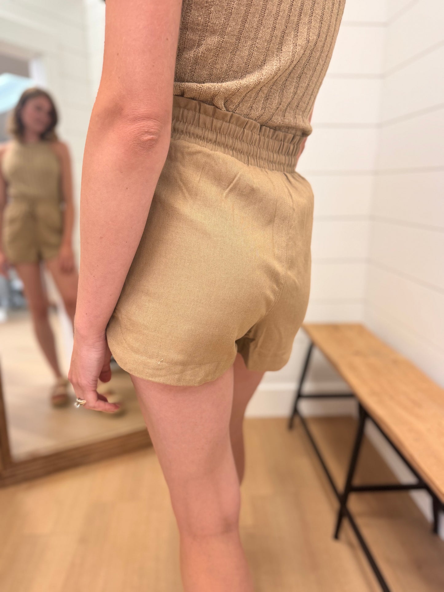 Casual Shorts with Elastic Waist