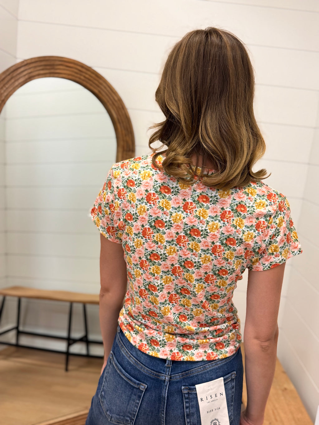 Floral Tie Waist Top
