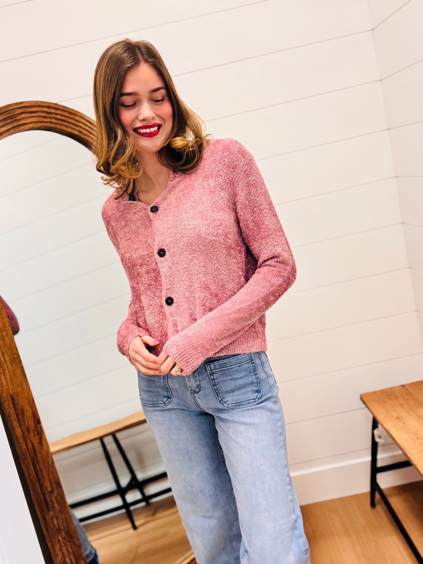 Super Soft Button up Sweater Cardigan