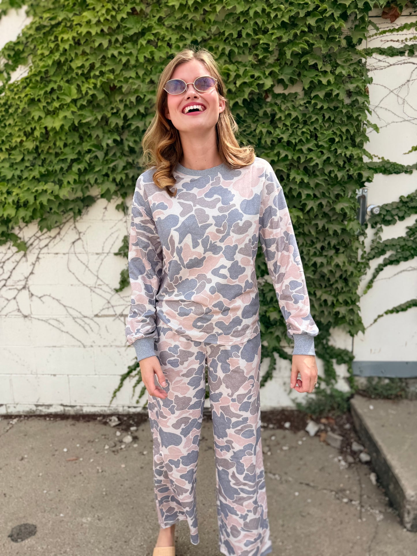 Camo Loose Pants