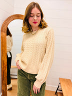 Soft Cable Knit Sweater
