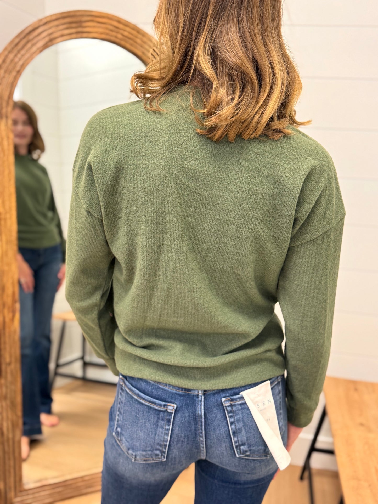 Olive Pullover Sweater