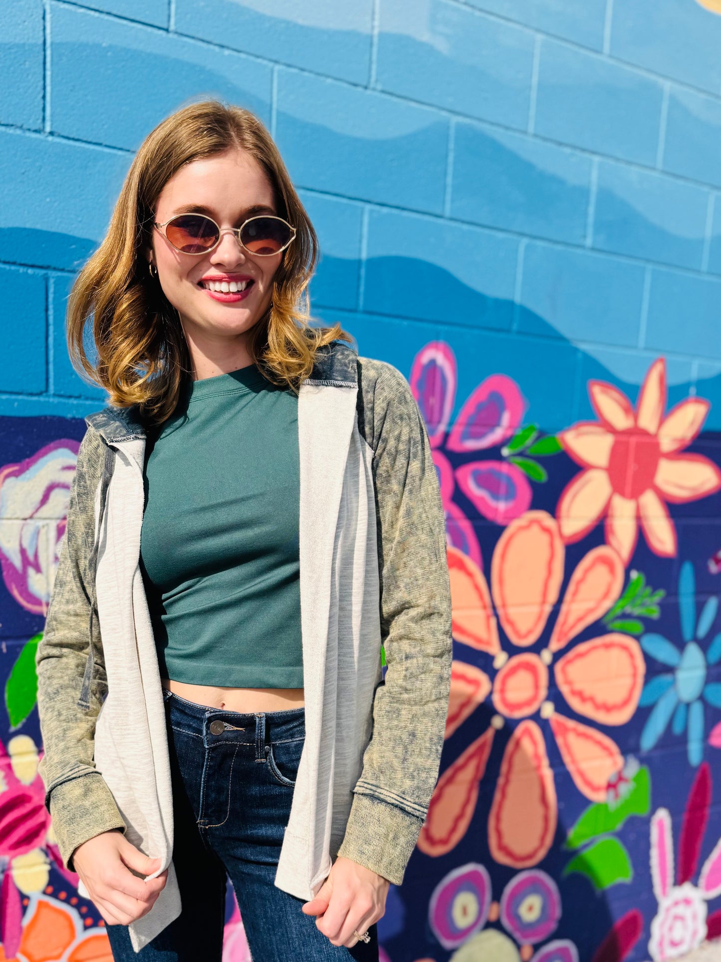 Mineral Wash Cardigan