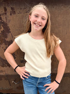 Short Sleeved Basic Knit Top