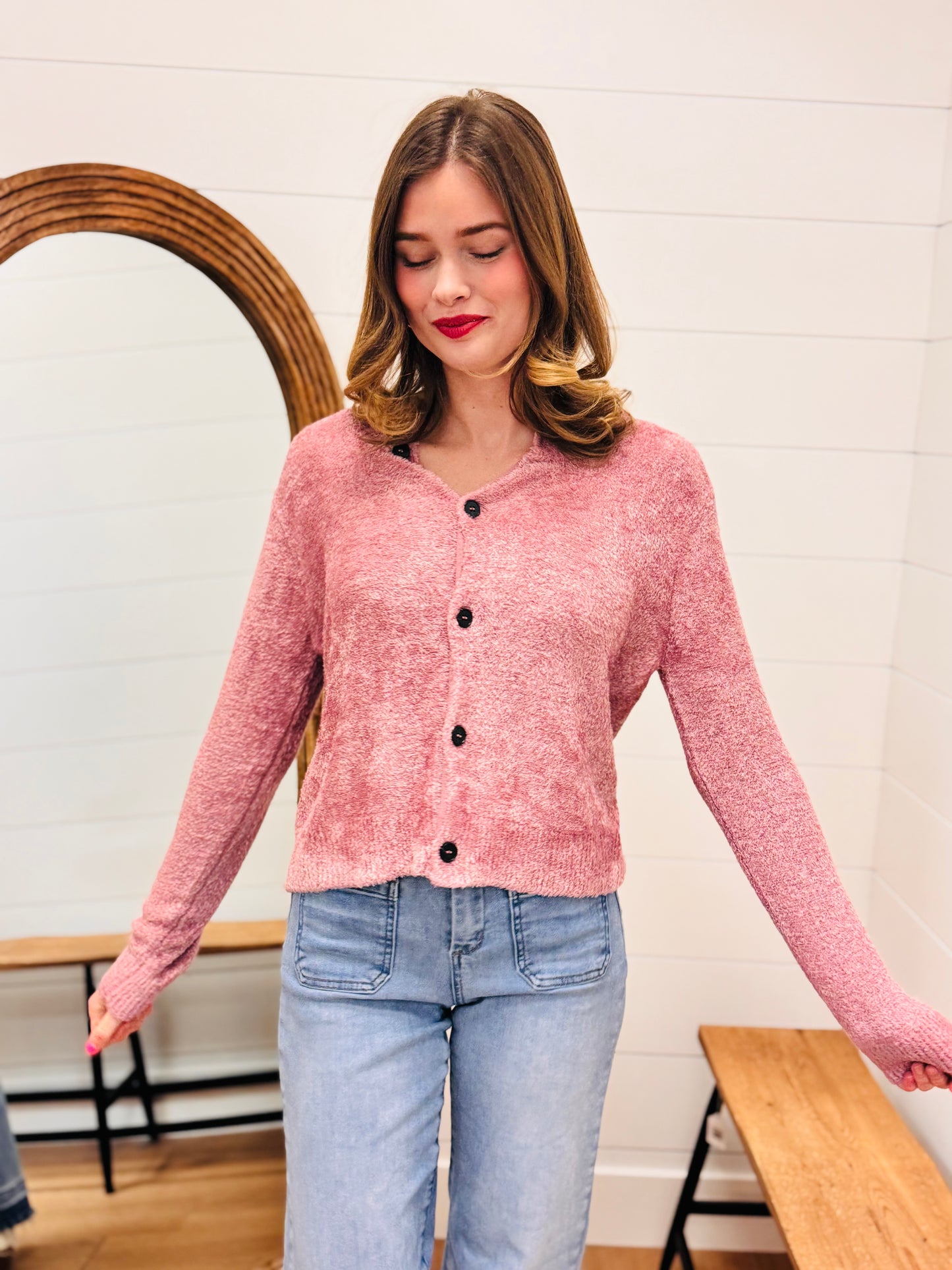 Super Soft Button up Sweater Cardigan