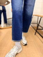 Barrel Jeans With Embroidery - Risen