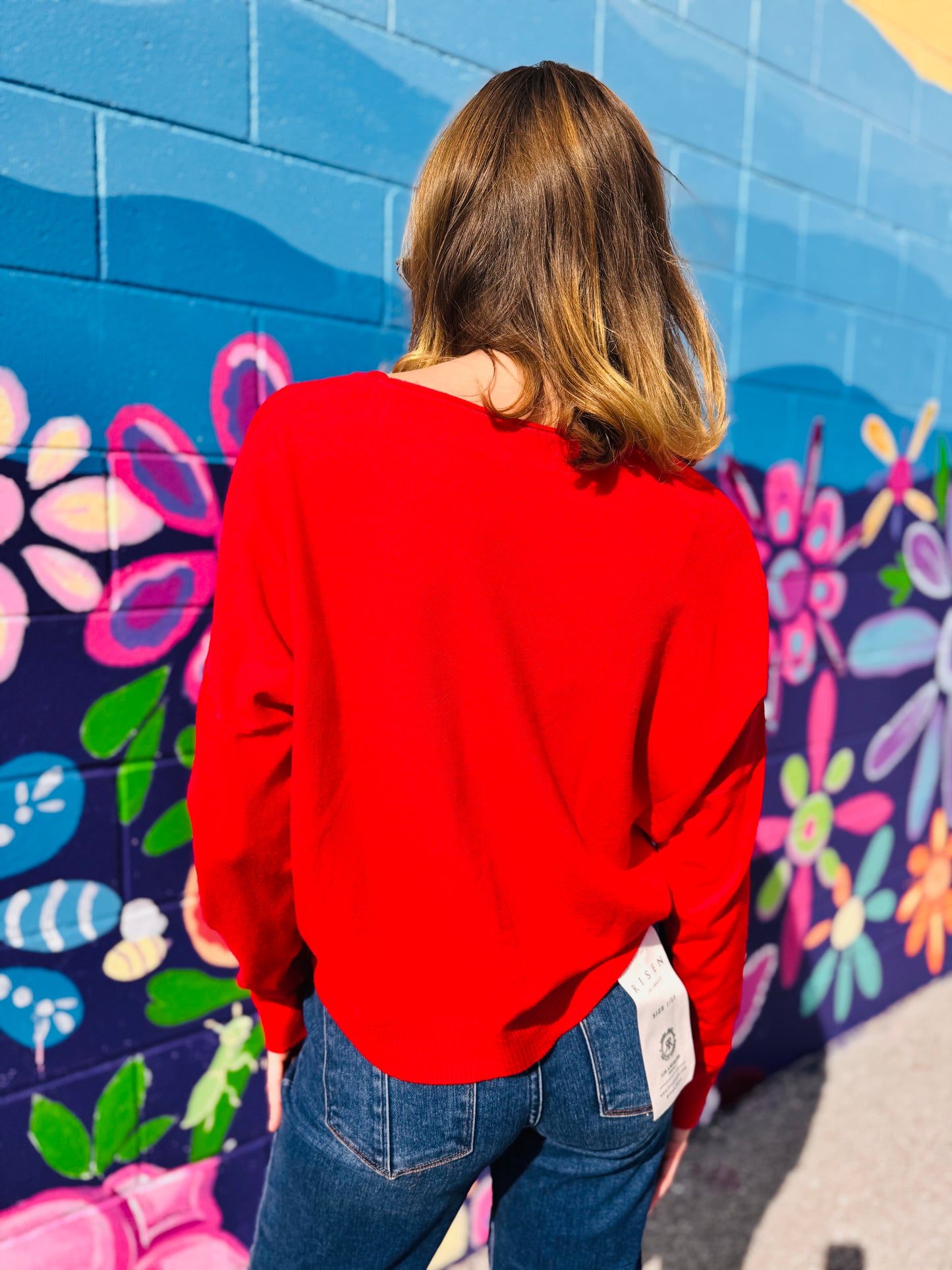 Seam Front Round Neck Pullover - Dreamers