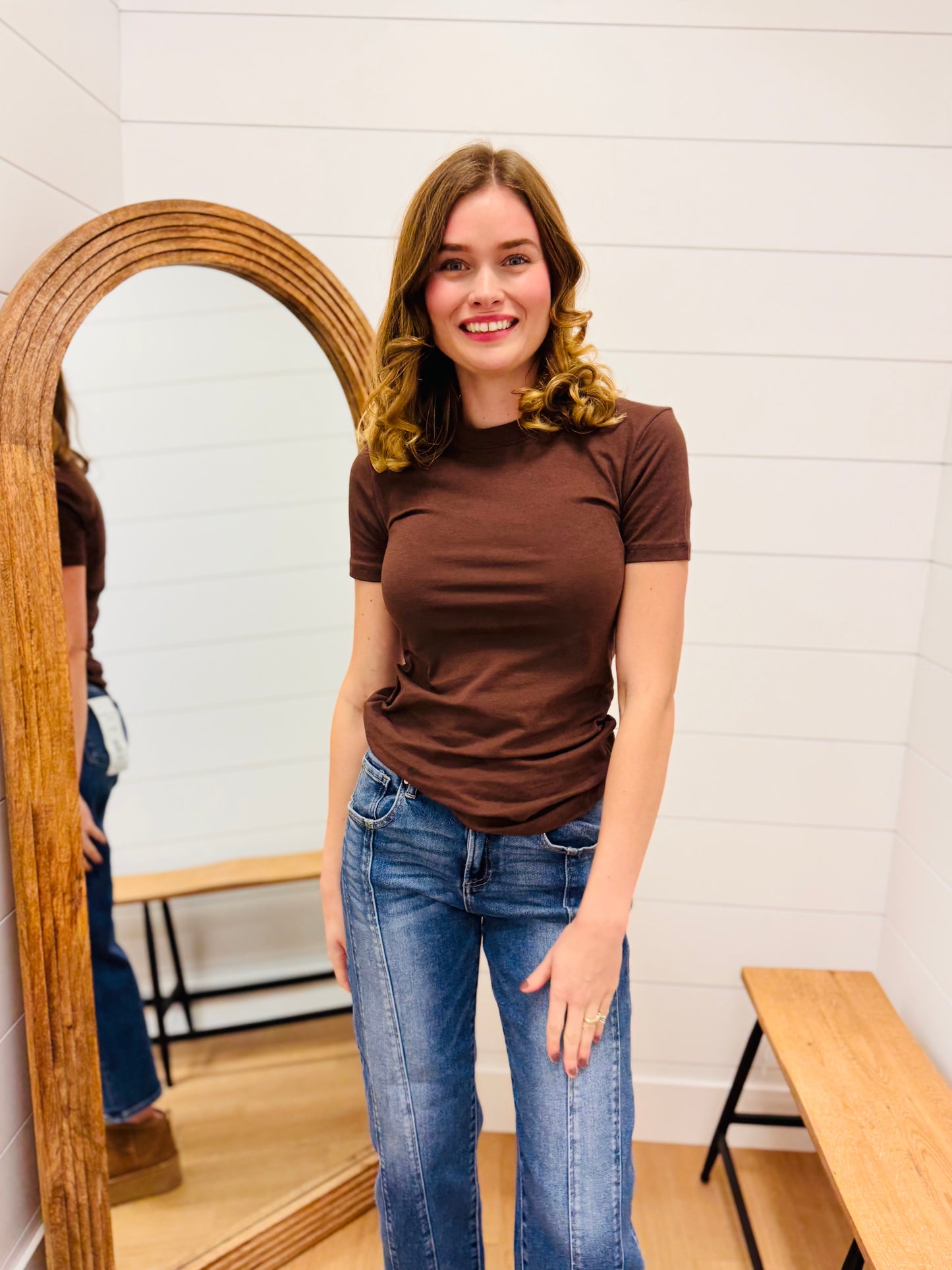 Basic Cotton Crew Neck S/S Shirt