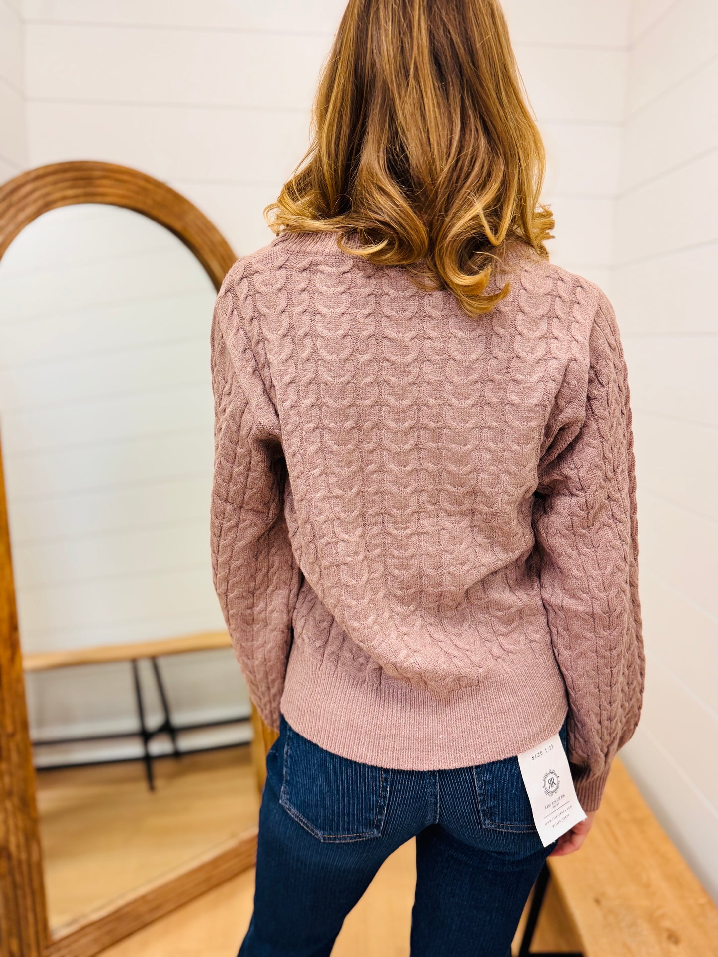 Soft Cable Knit Sweater