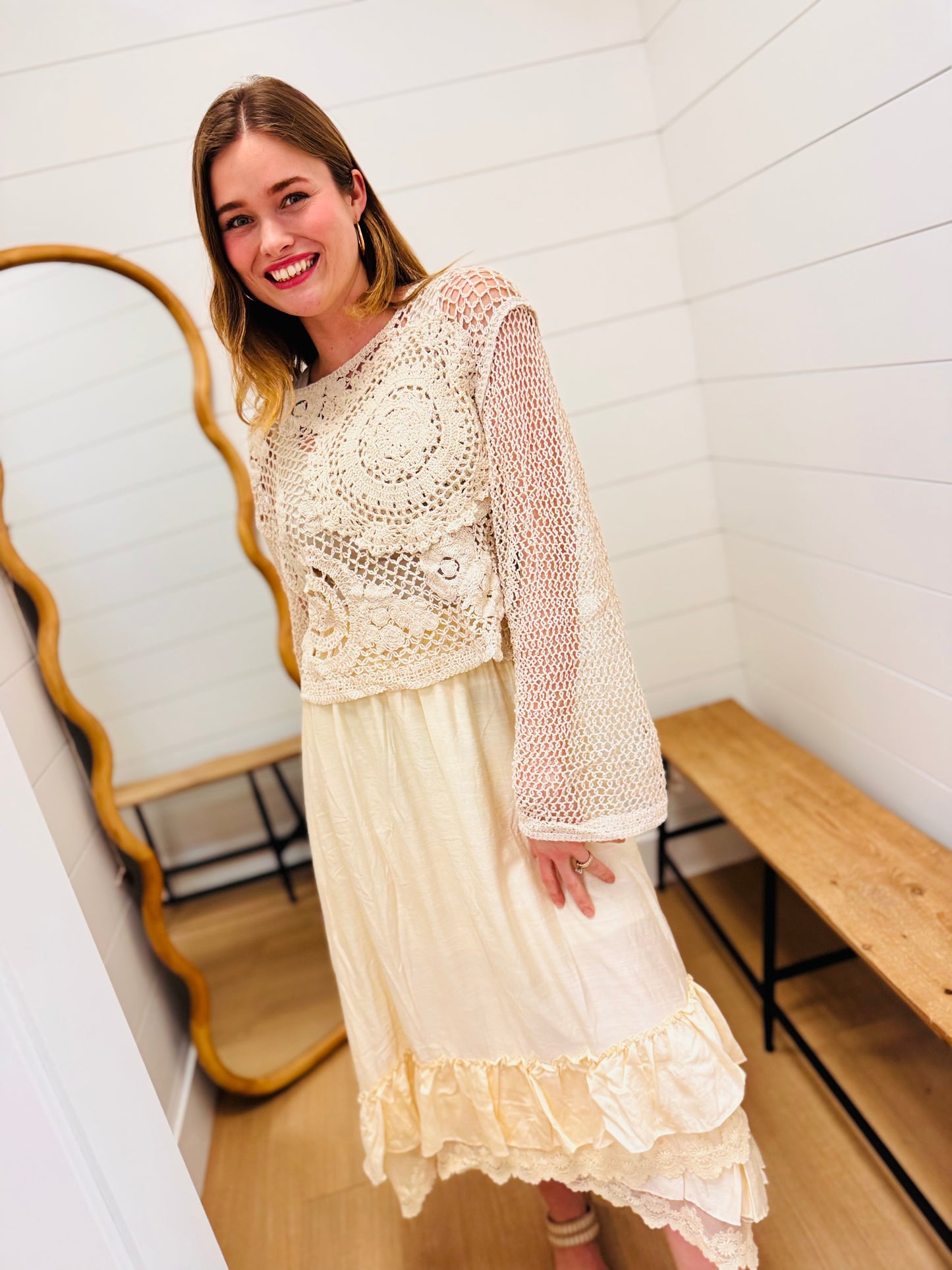 Crochet Boho Top