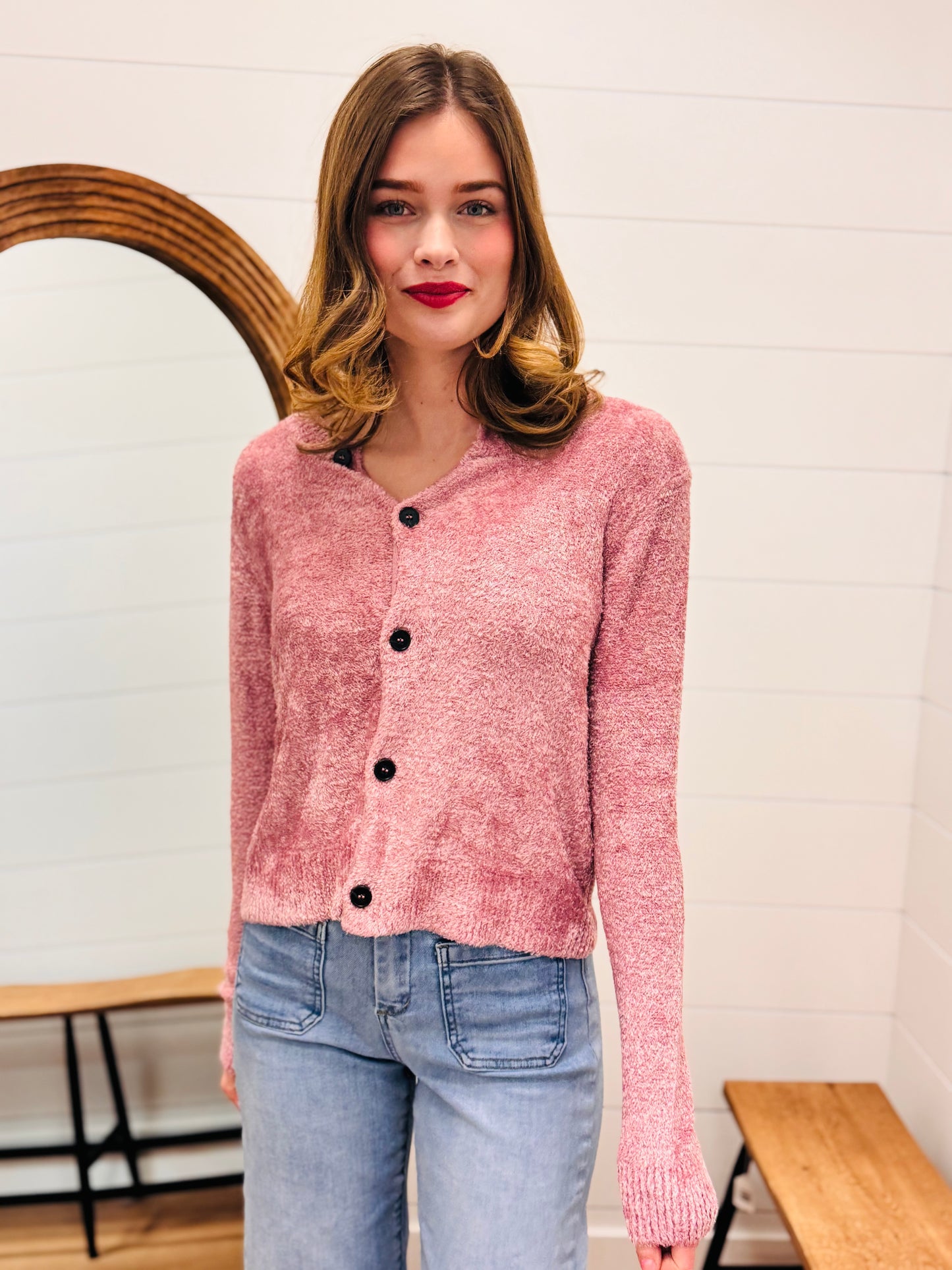 Super Soft Button up Sweater Cardigan