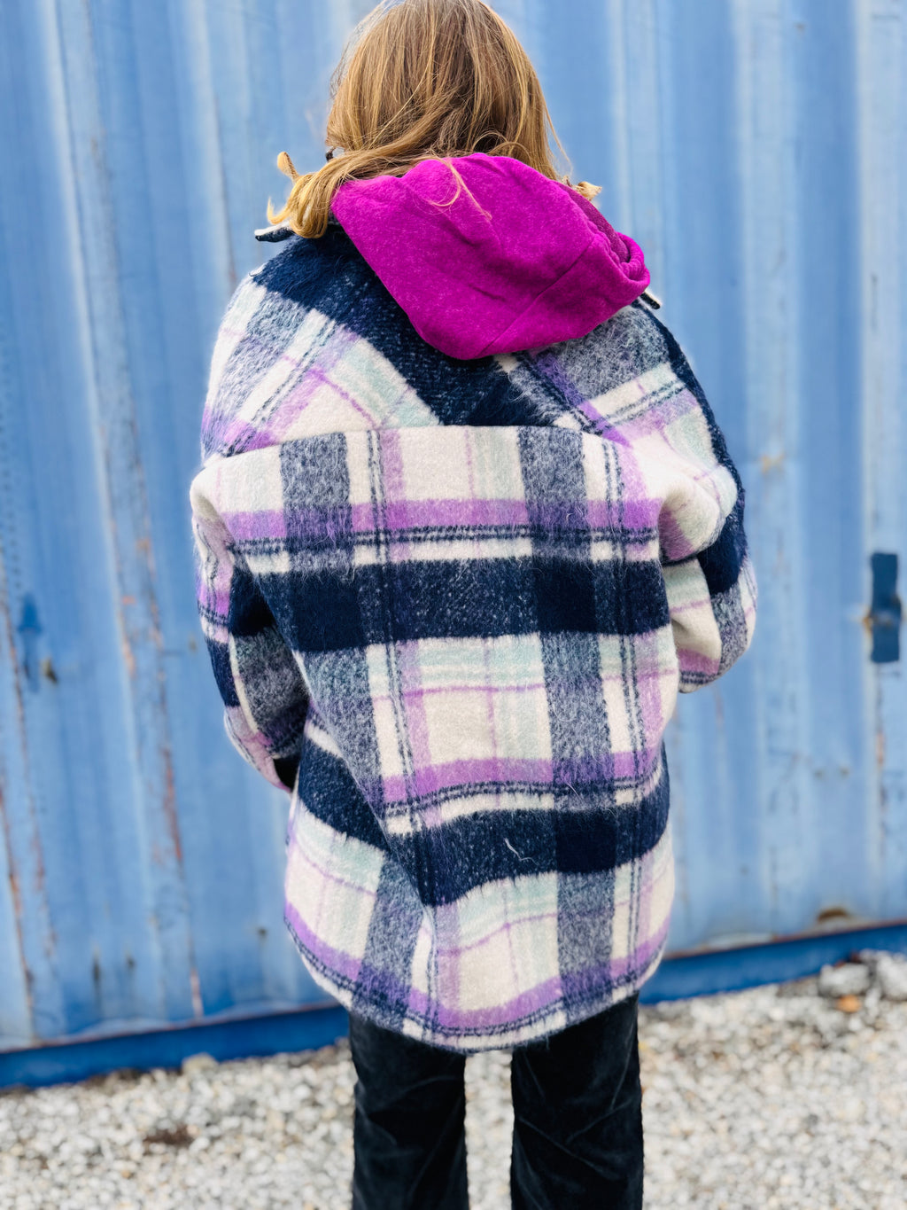 Soft Oversized Plaid Shacket