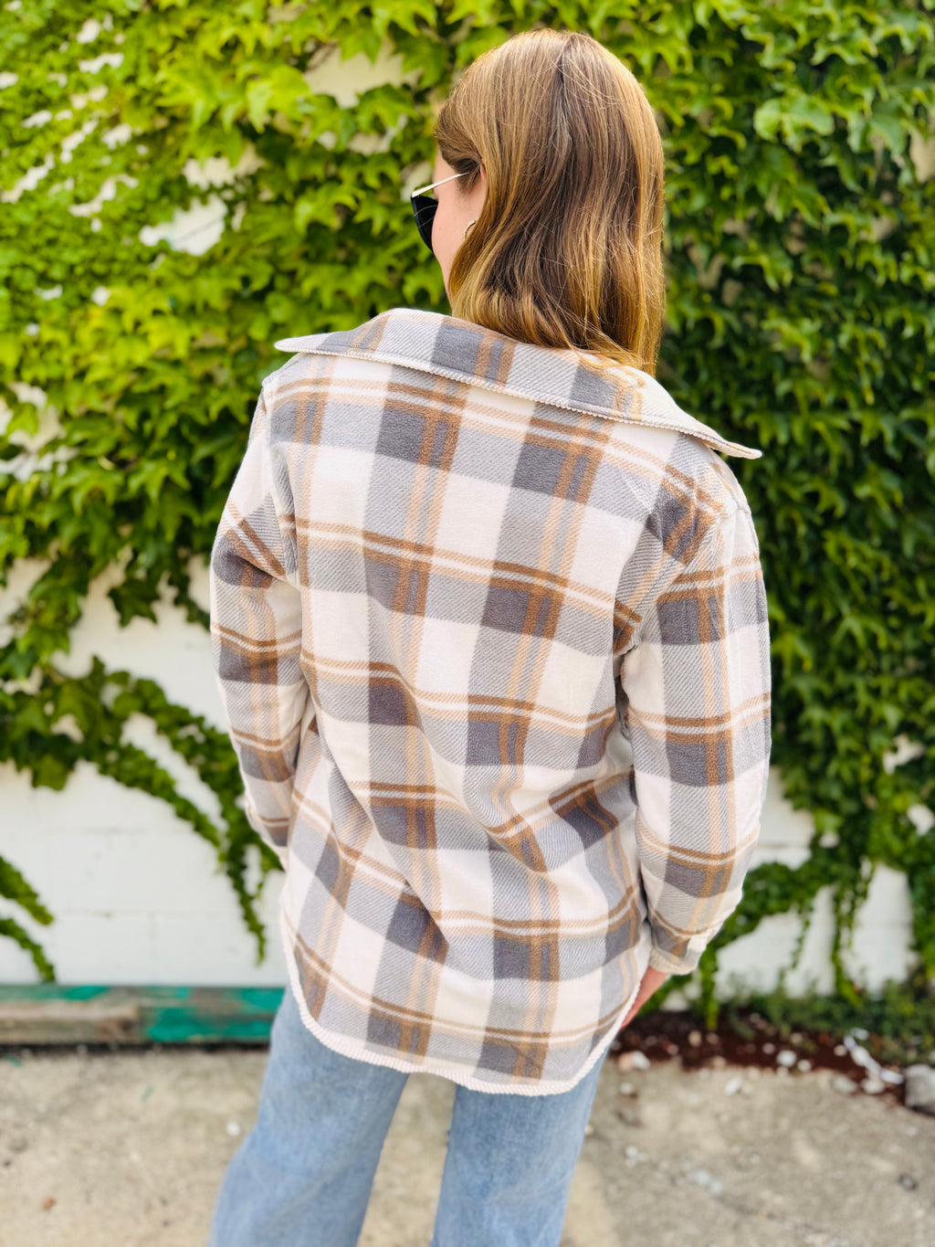 Corduroy Reversible Button Down Jacket