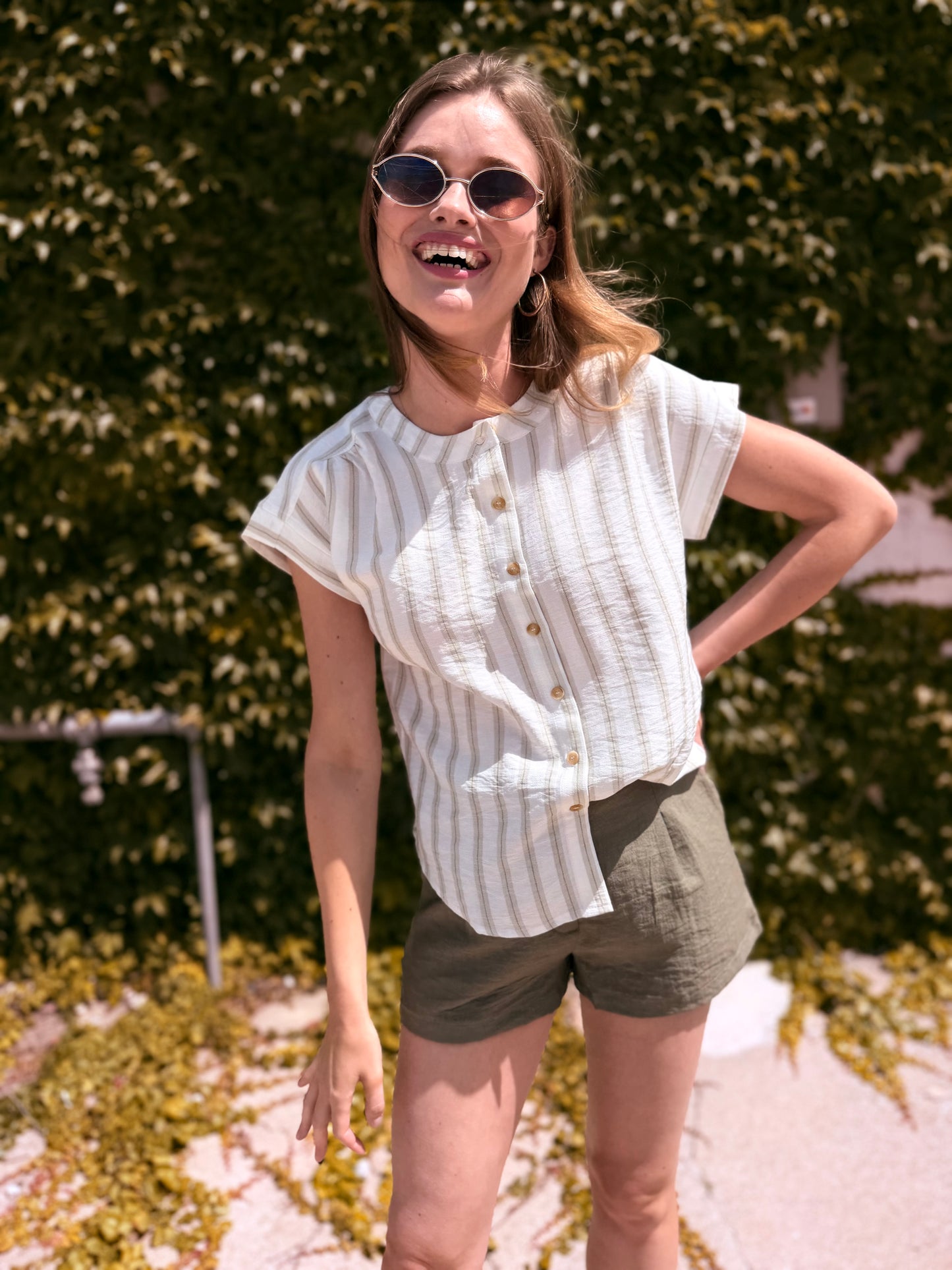 The Resort Linen Short - Olive