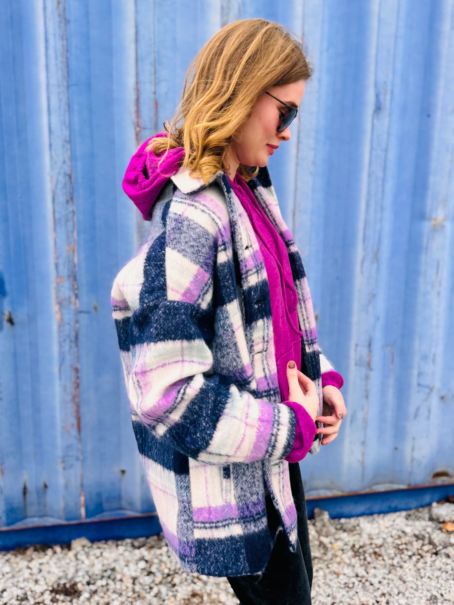Soft Oversized Plaid Shacket