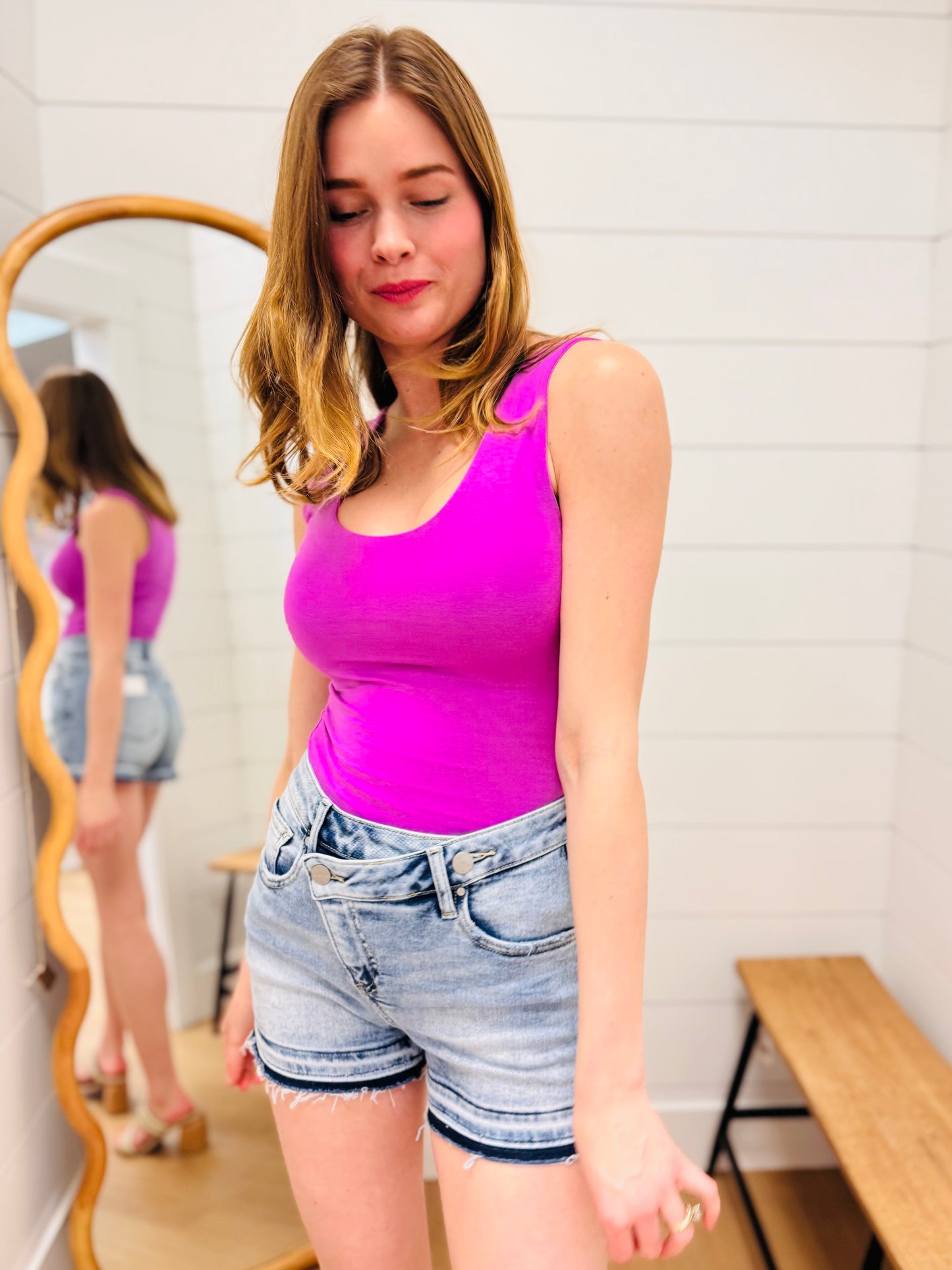 Scoop Neck Layering Tank Top