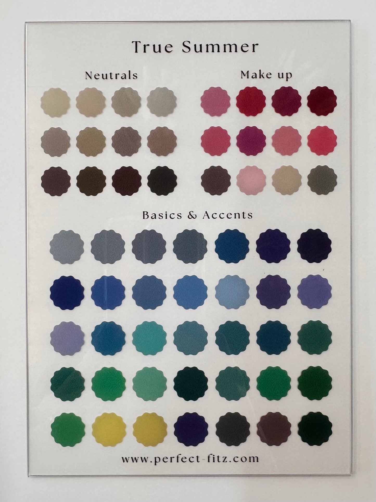 Color Season Clear Card