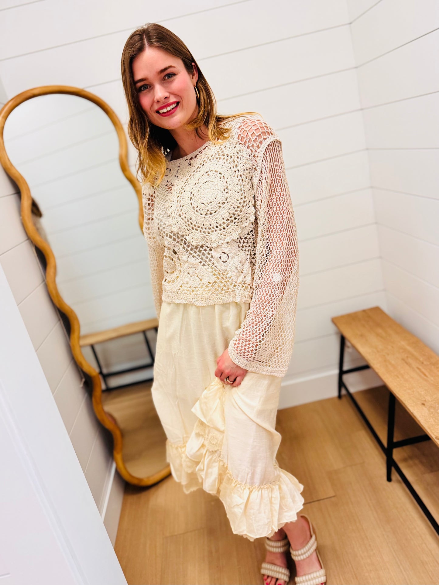 Crochet Boho Top