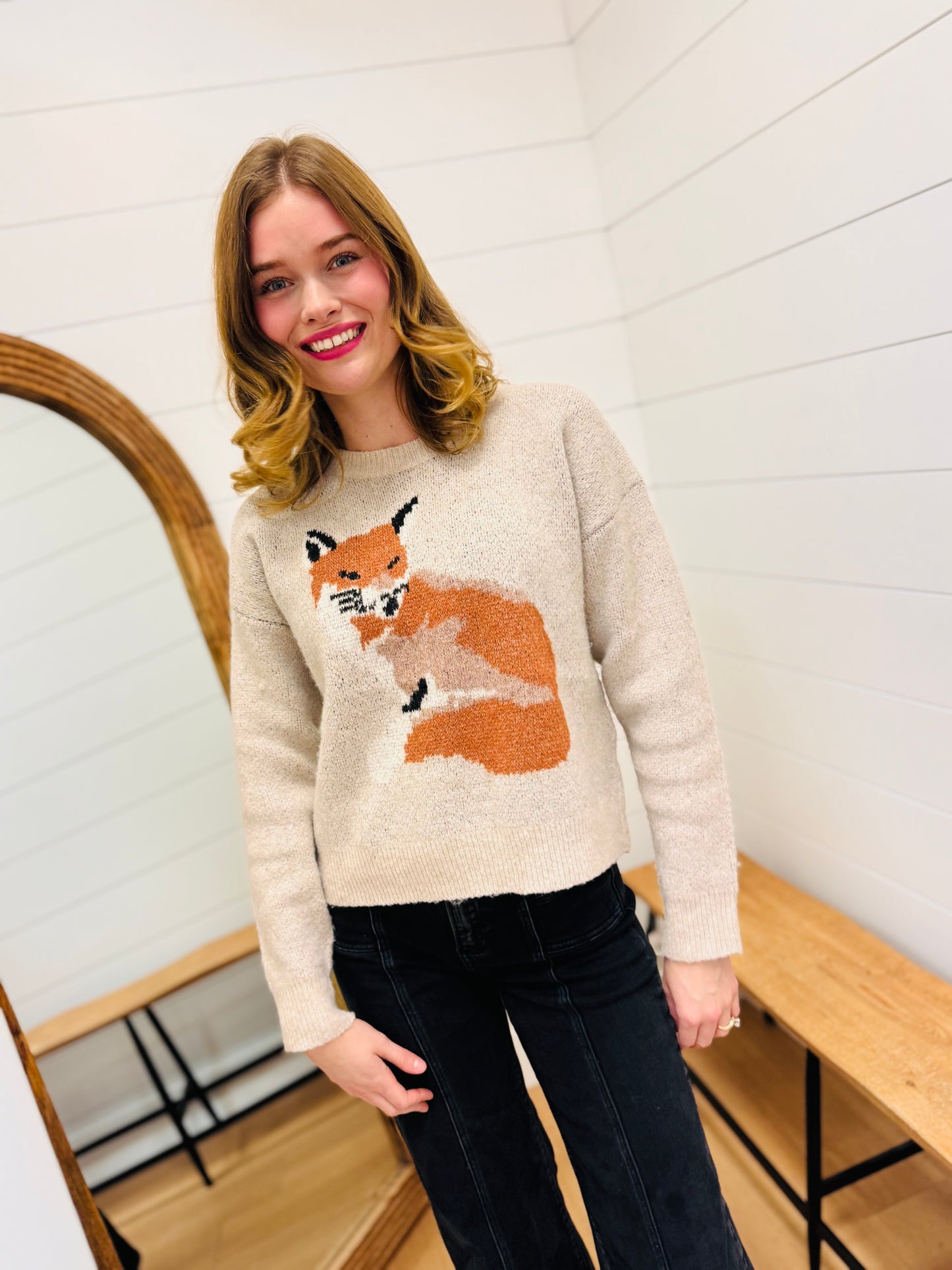 Foxy Knit Sweater