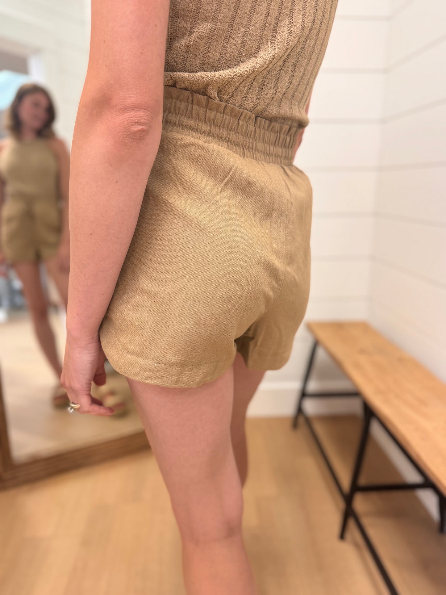 Casual Shorts with Elastic Waist