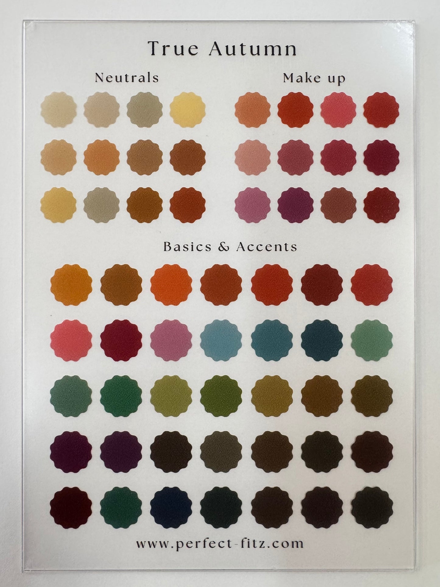 Color Season Clear Card